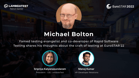 Michael Bolton’s Craft of Testing: A quick masterclass | TestMu AI (Formerly LambdaTest)