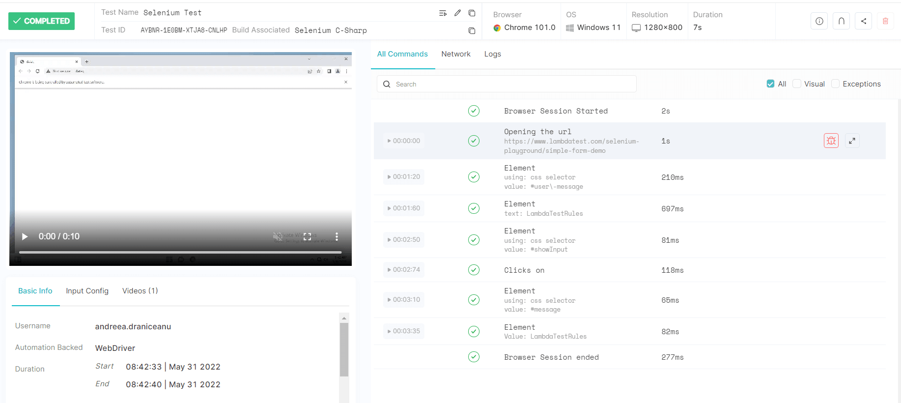 right-hand panel to navigate