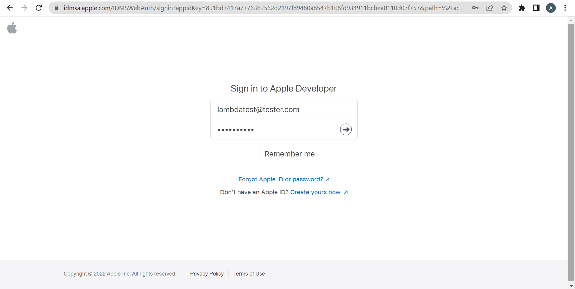 Create an Apple ID