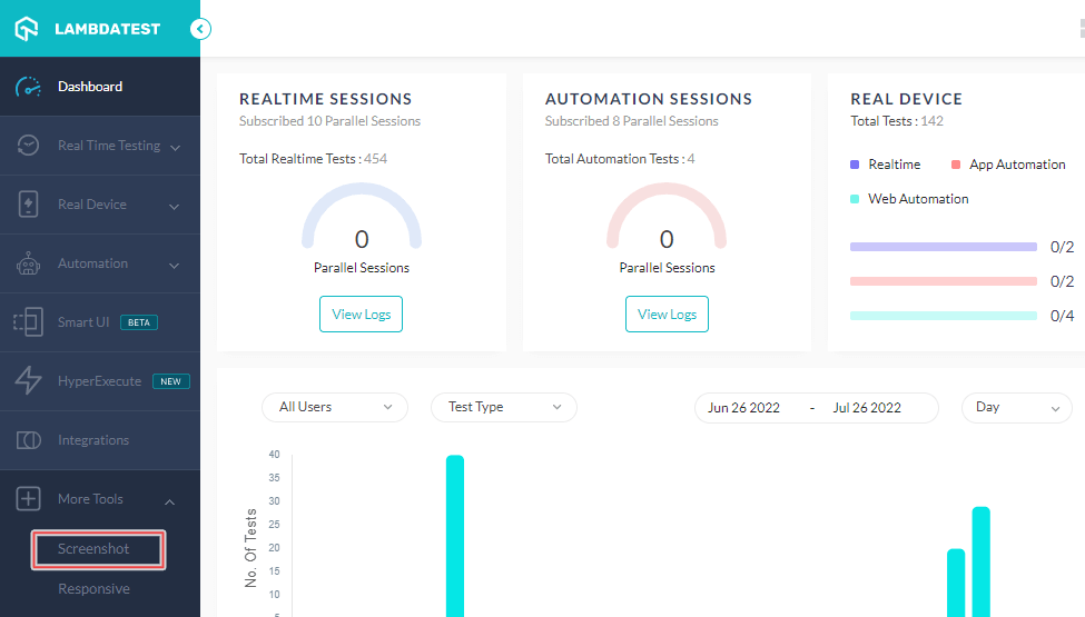 Screenshot testing Screenshot testing