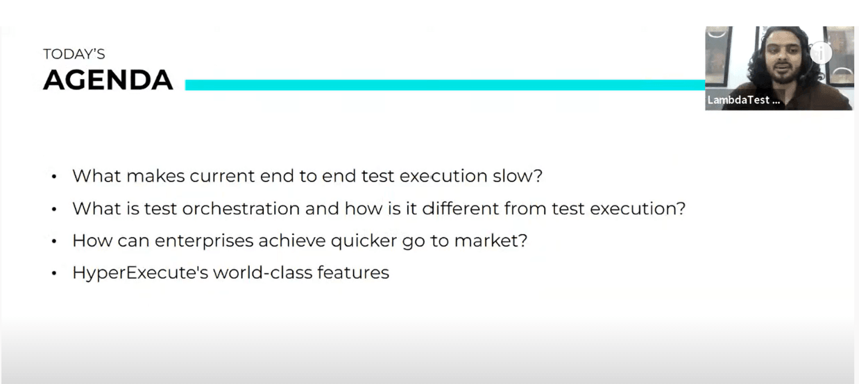 Webinar HyperExecute Agenda Webinar HyperExecute Agenda