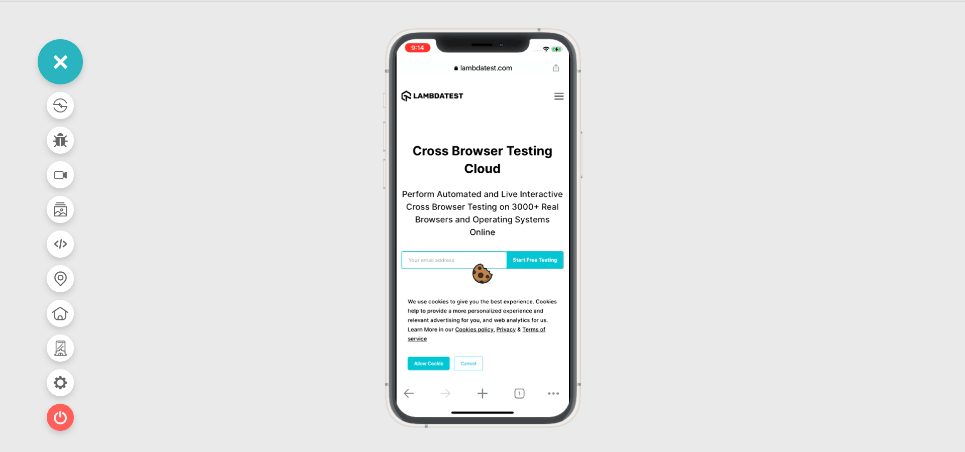 check for browser compatibility