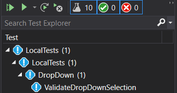 Test Explorer