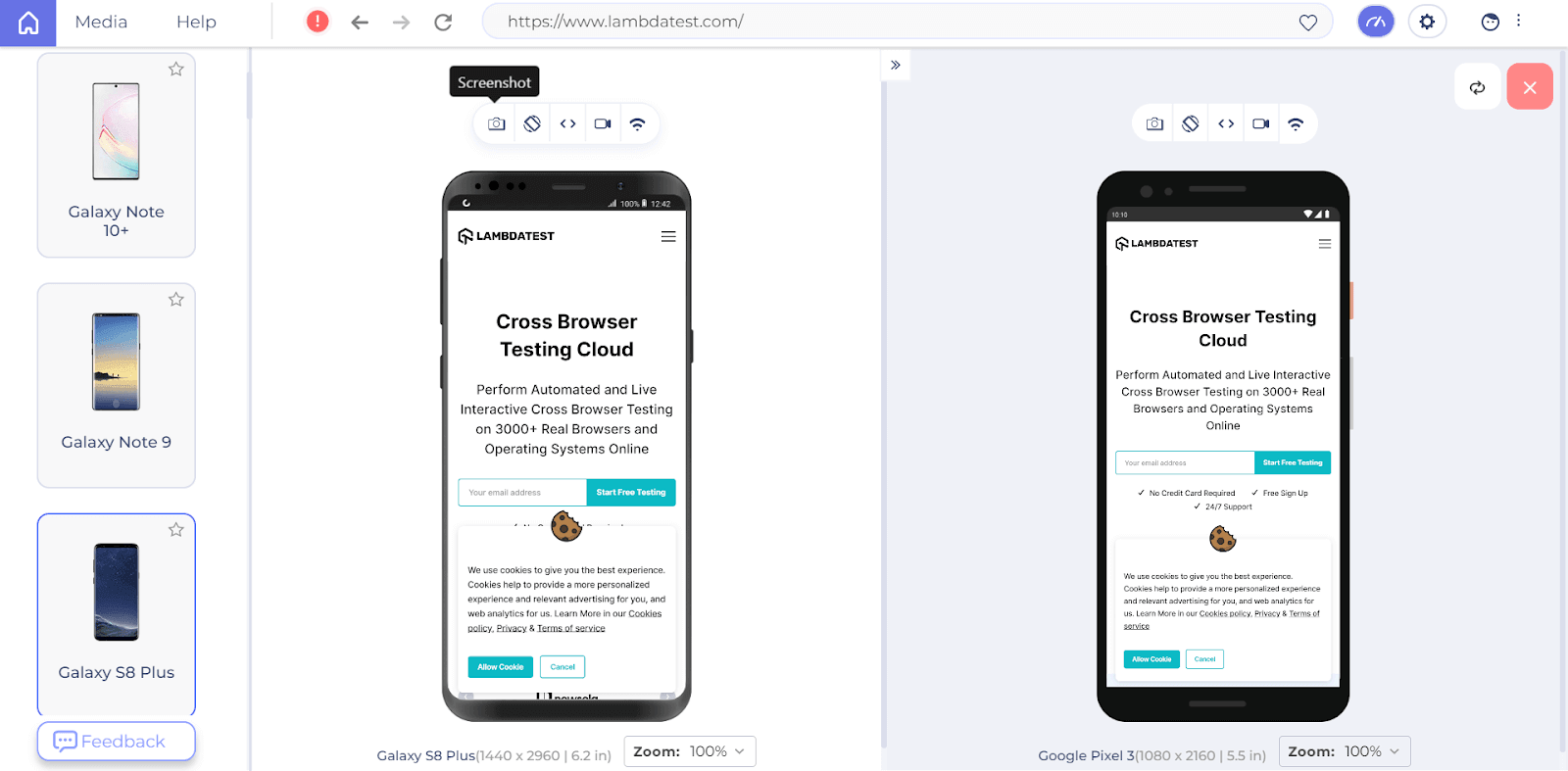 Screenshot Testing Screenshot Testing