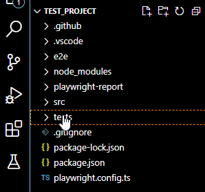 create our new test file