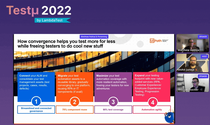 How does convergence help you test more for less
