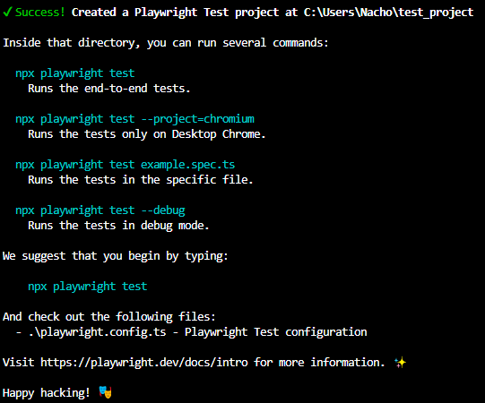 installed on terminal 