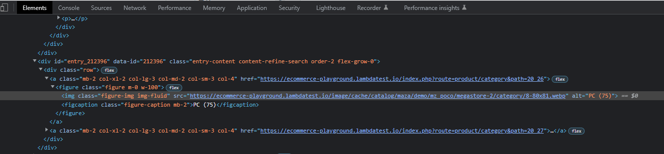 start building our own selector 