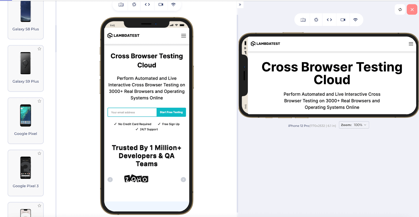 LambdaTest’s local tunnel LambdaTest’s local tunnel
