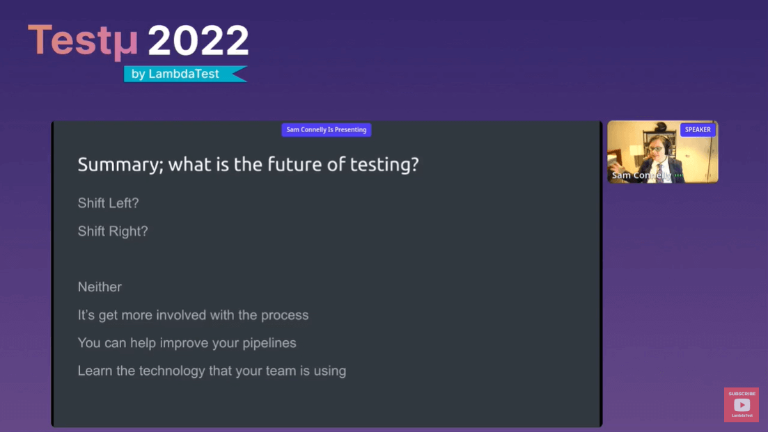What is the future of testing