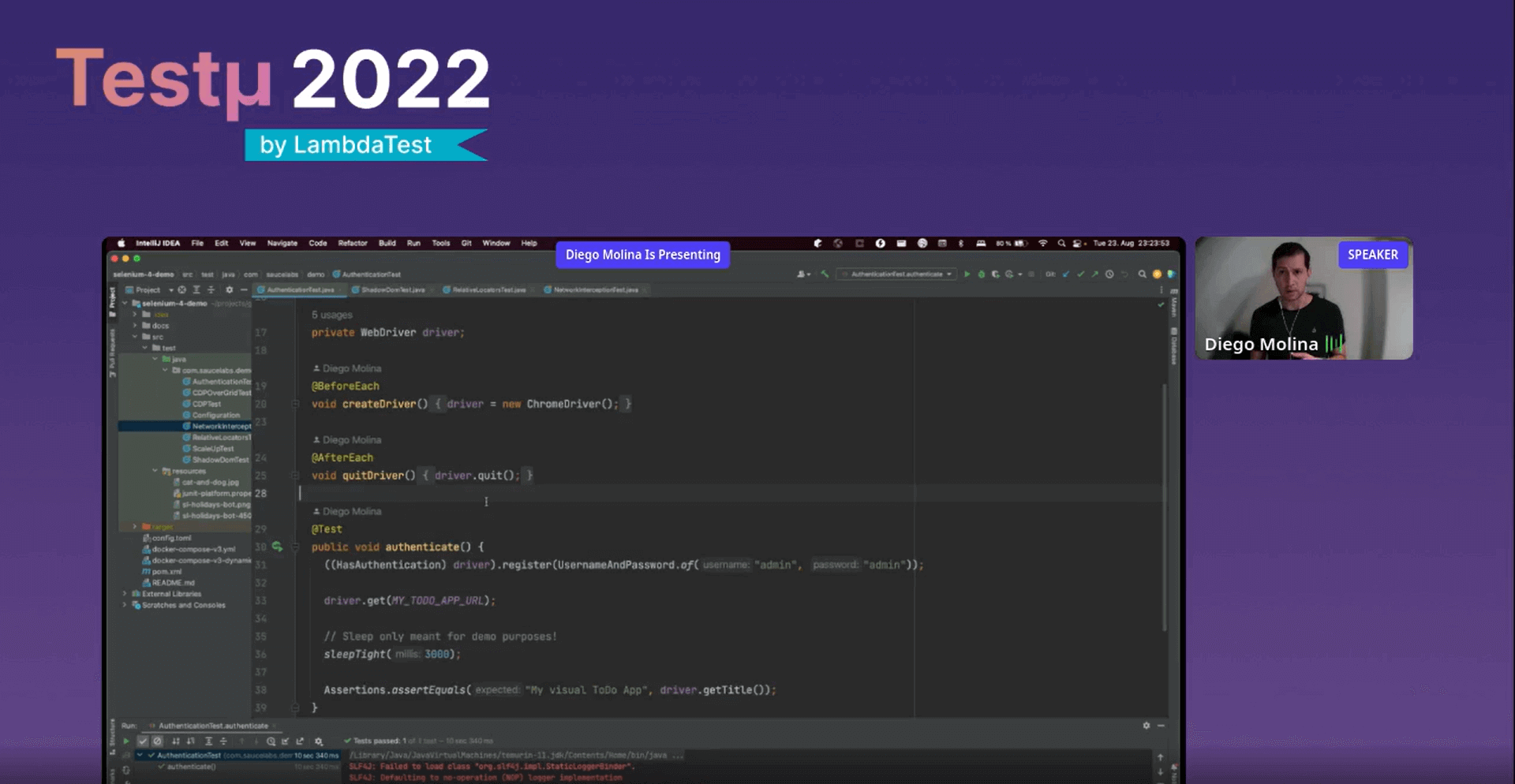 basic authentication with Selenium 4