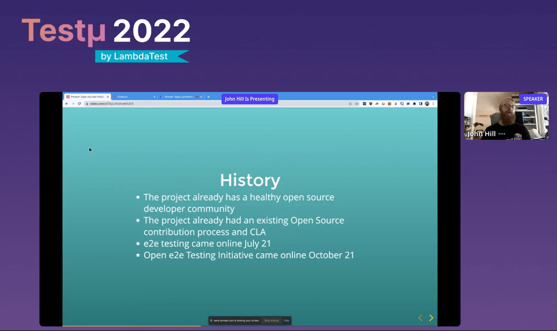 history of this open source project