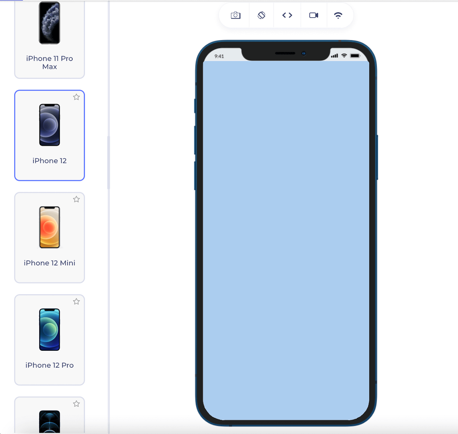 same web page looks as follows on an iPhone12 same web page looks as follows on an iPhone12