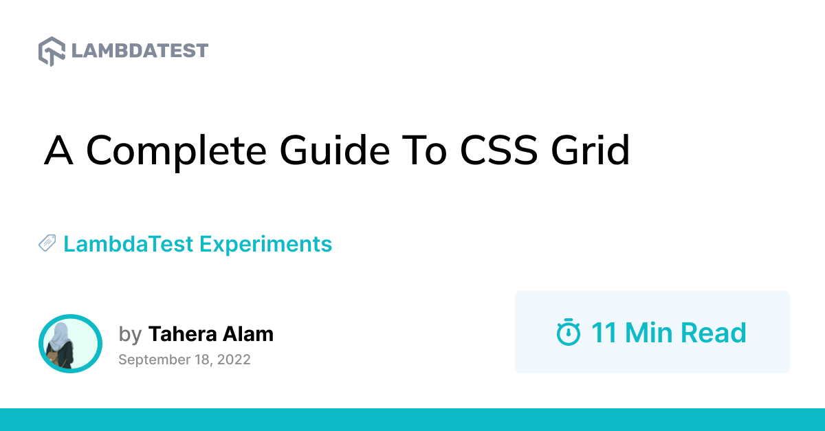 CSS Grid: The Ultimate Guide for Web Designers and Developers | TestMu AI (Formerly LambdaTest)
