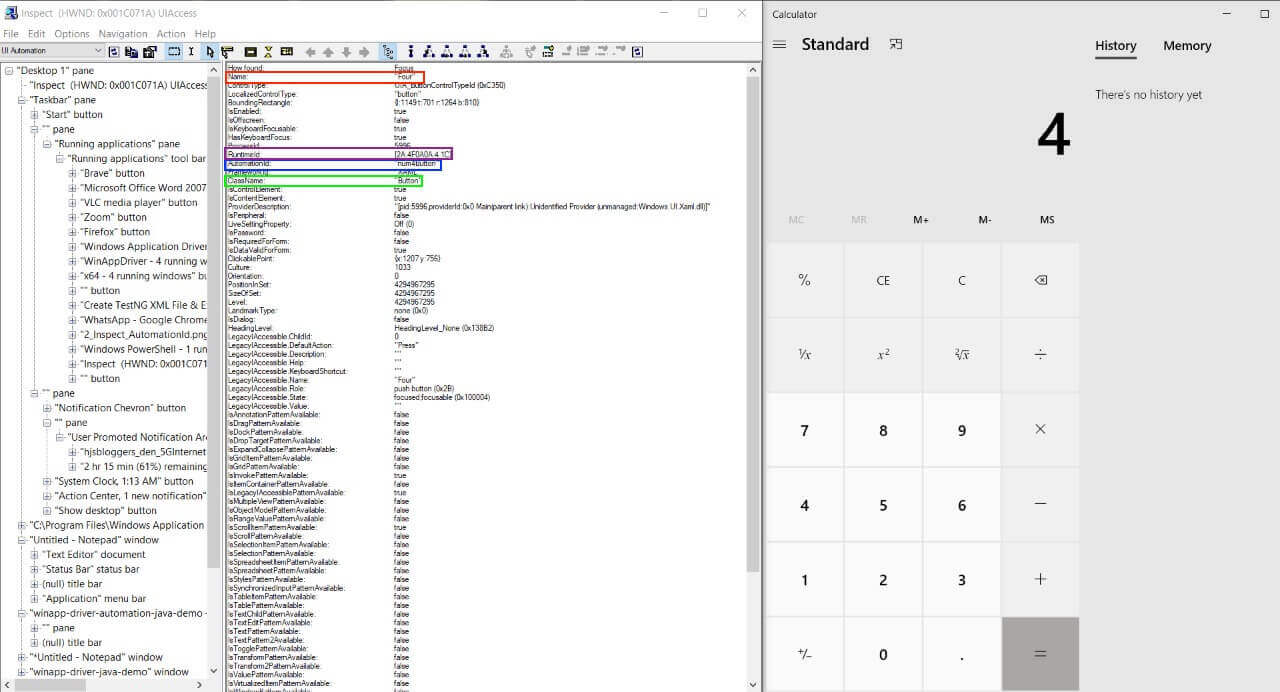 Calculator application