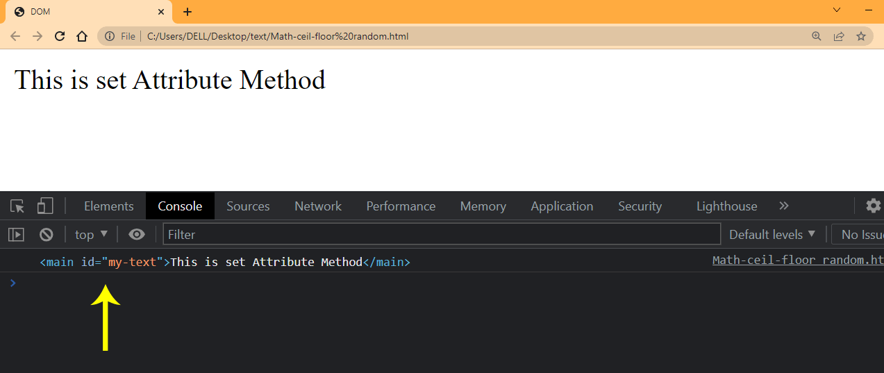 Attribute Method Attribute Method
