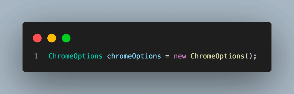 ChromeOptions class