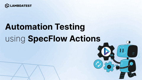 Getting Started with SpecFlow Actions Getting Started with SpecFlow Actions