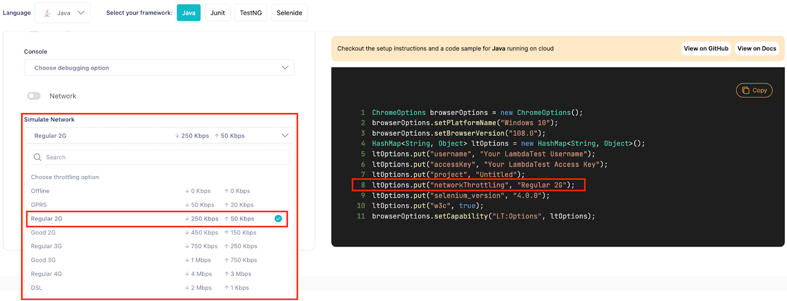LambdaTest Capabilities Generator