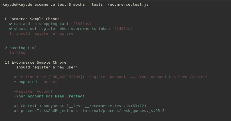 Running the Test Running the Test