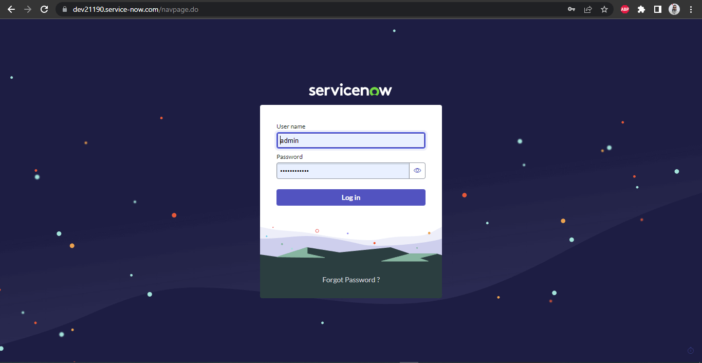 servicenow login1