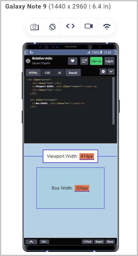 box size is 300px because the screen is smaller box size is 300px because the screen is smaller