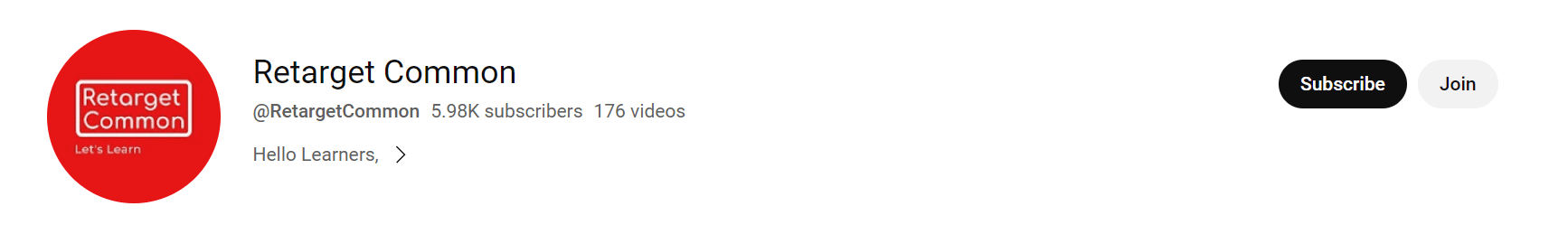 Retarget Common Retarget Common