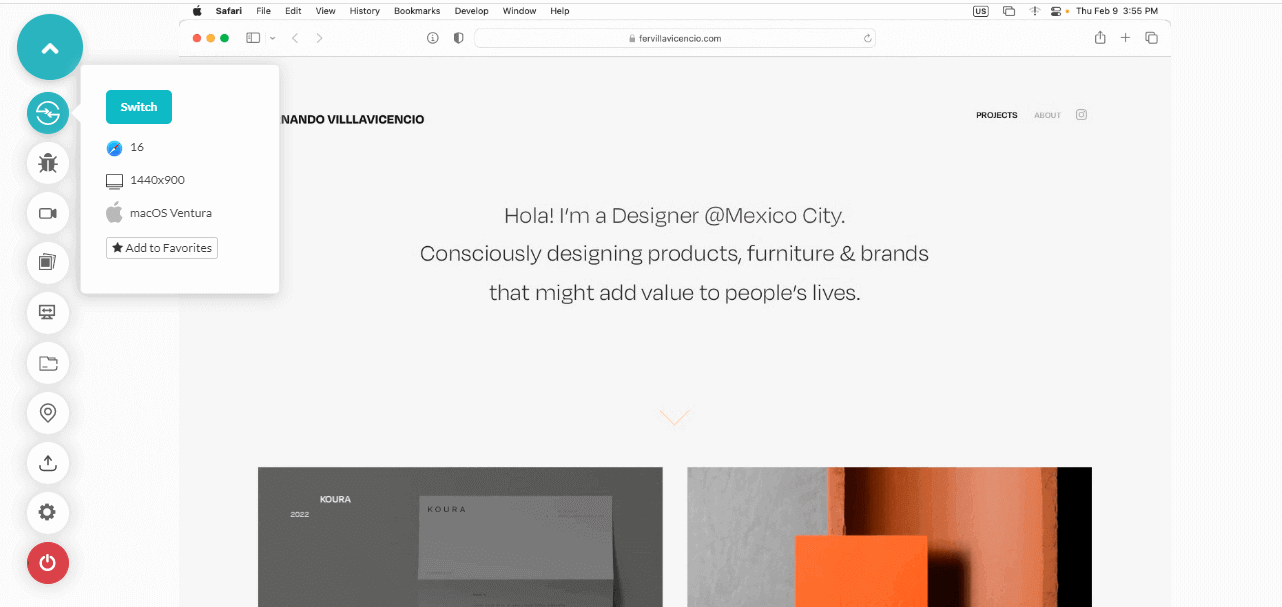 launch the test launch the test