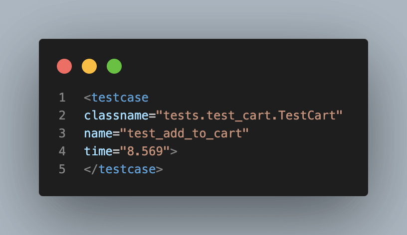 testcases classname