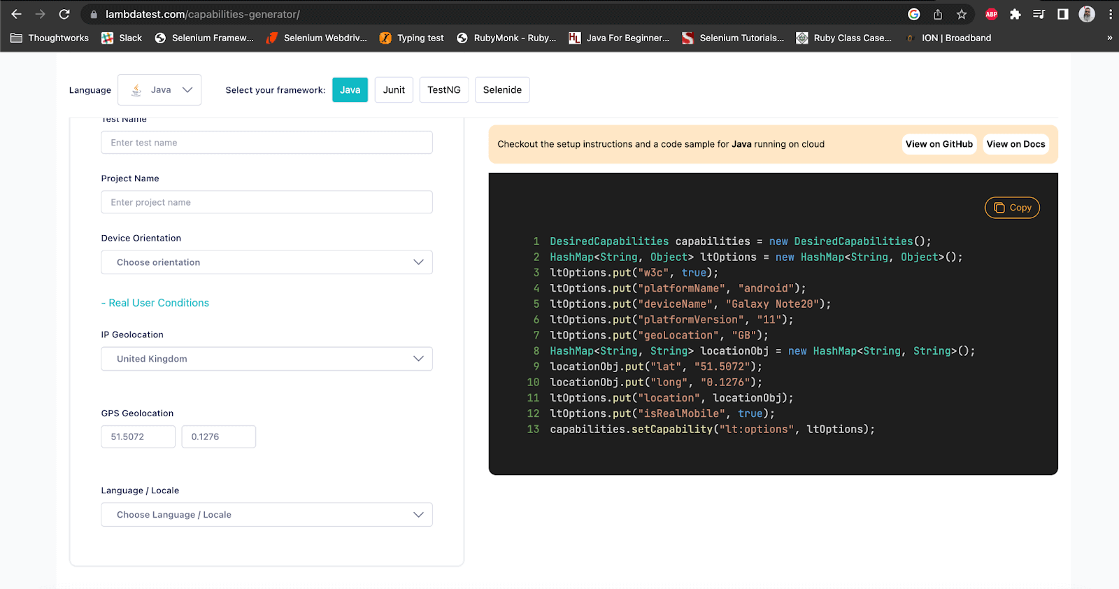 Appium Desired Capabilities Appium Desired Capabilities