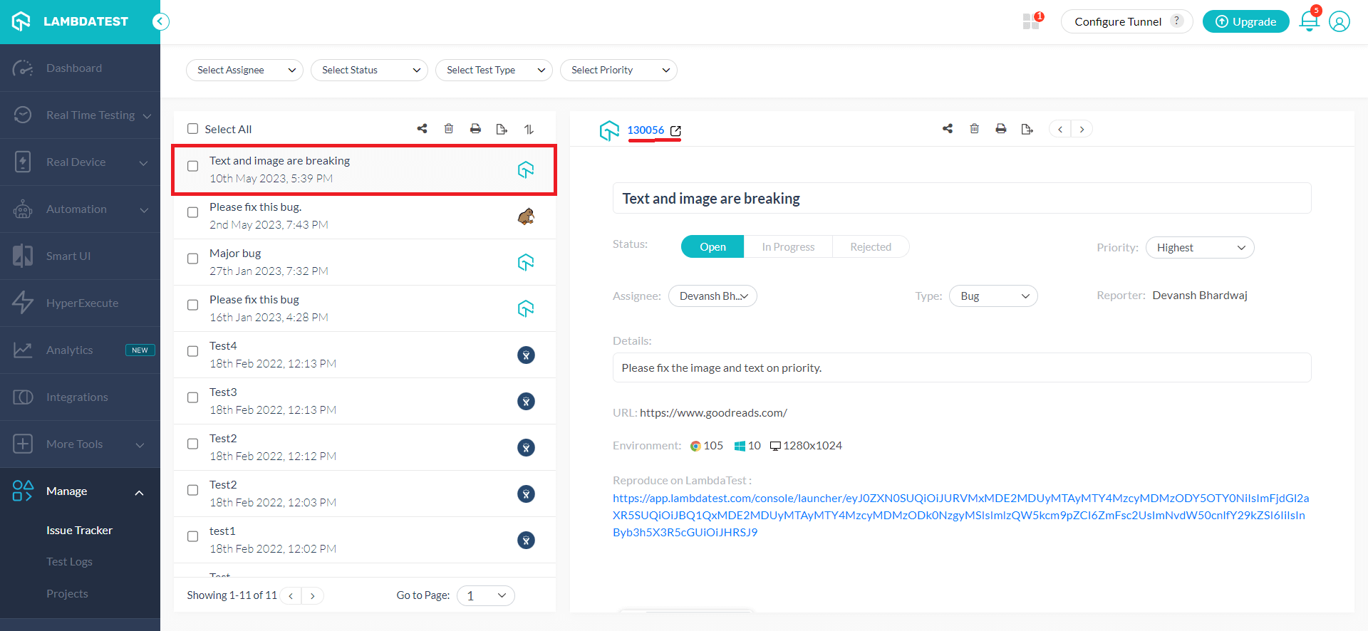 LambdaTest Integration with Google Chat