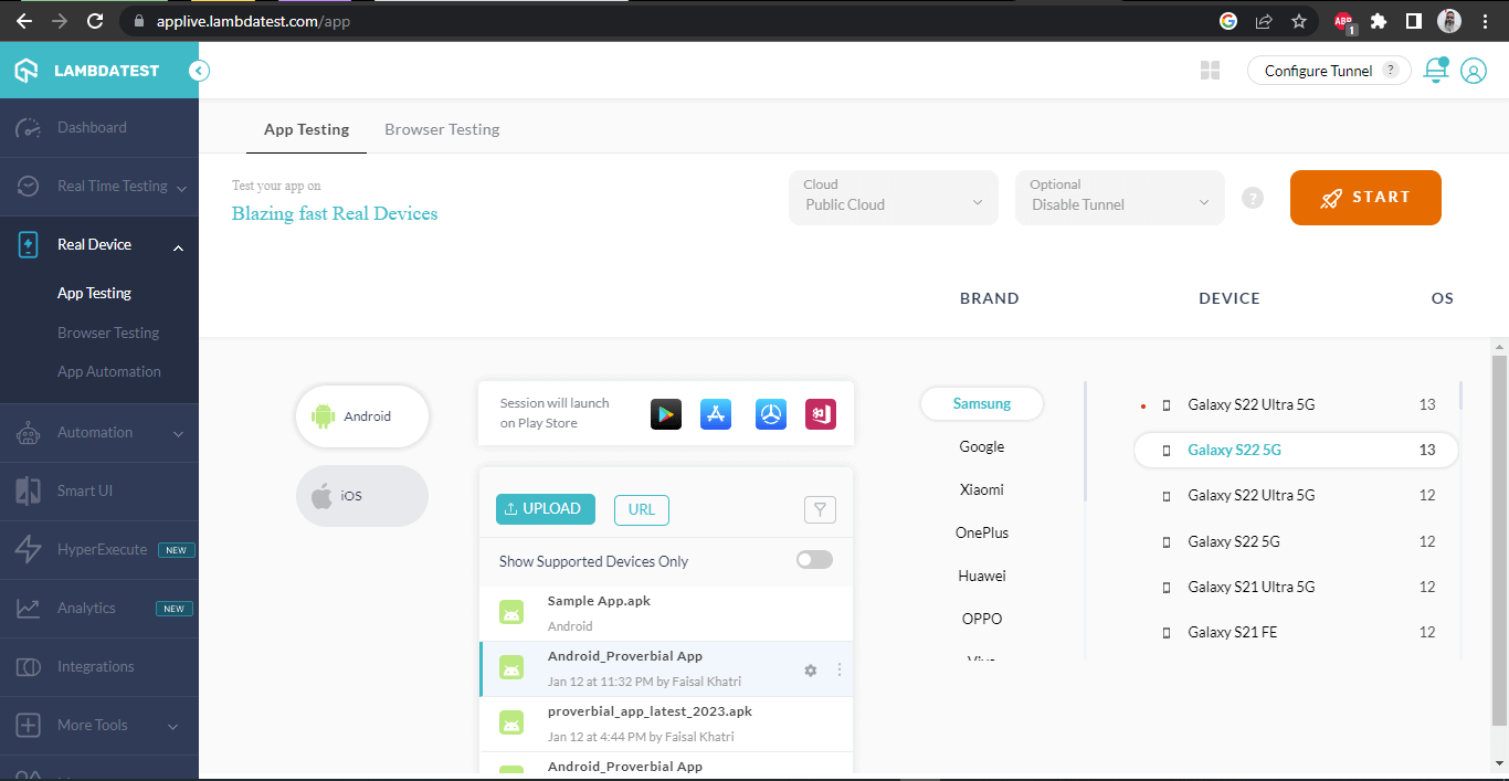 start button start button