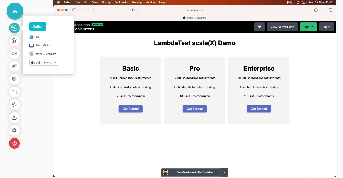 Testing feature Testing feature