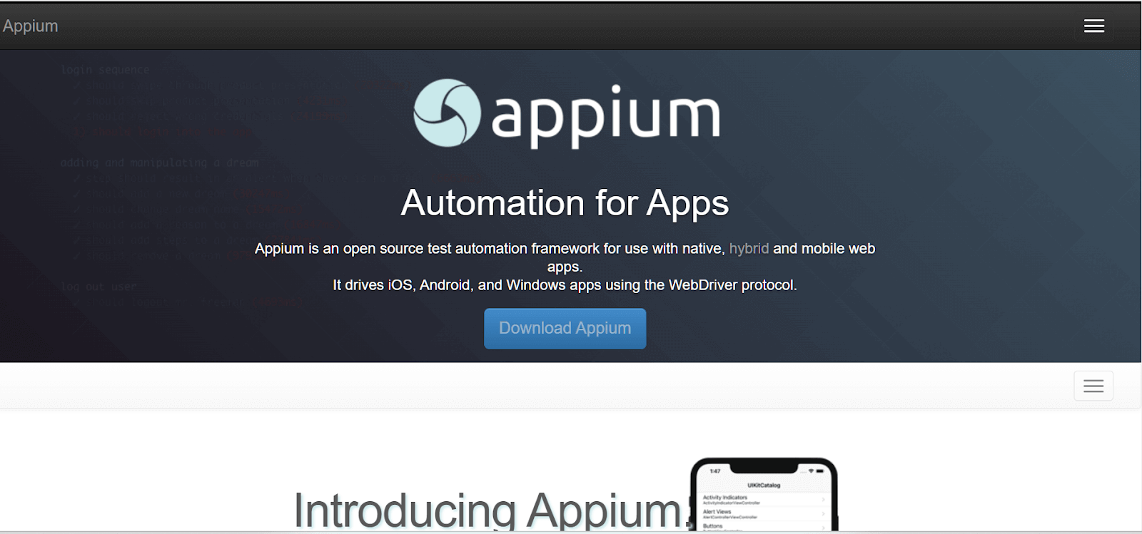 Appium Appium