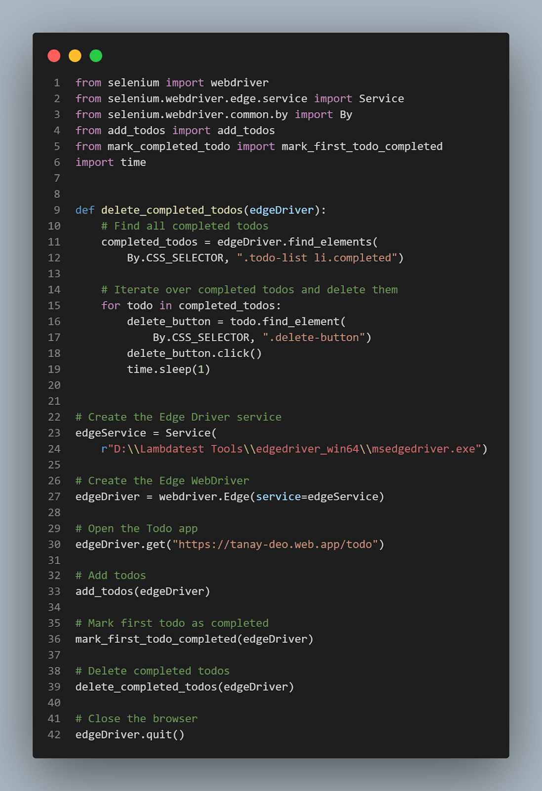 delete_completed_todos(edgeDriver)