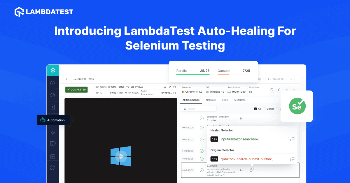 Overcome Flaky Tests And Unexpected Failures With TestMu AI (Formerly LambdaTest) Auto-Healing! | TestMu AI (Formerly LambdaTest)