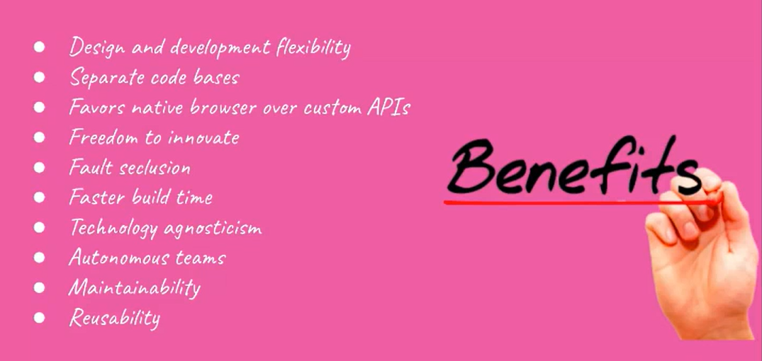 Advantages of Micro Frontend Advantages of Micro Frontend
