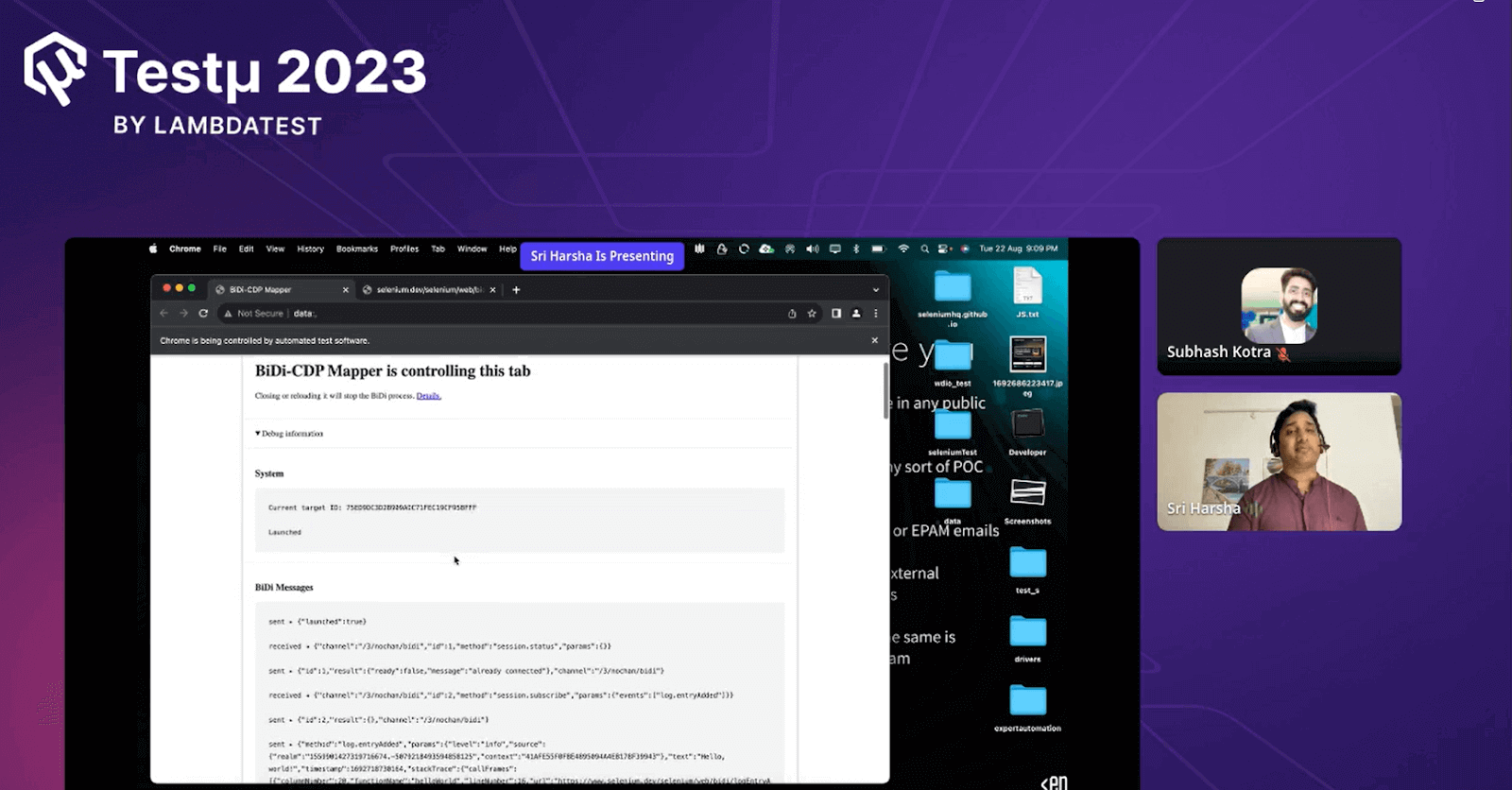 Code of WebDriver Code of WebDriver