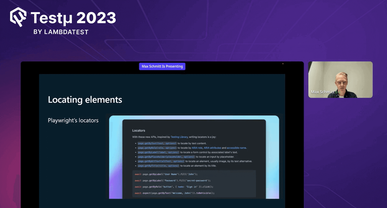Locating Elements Locating Elements