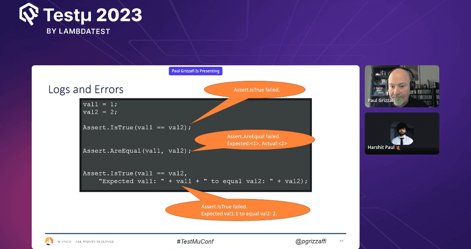 Log and Error Log and Error
