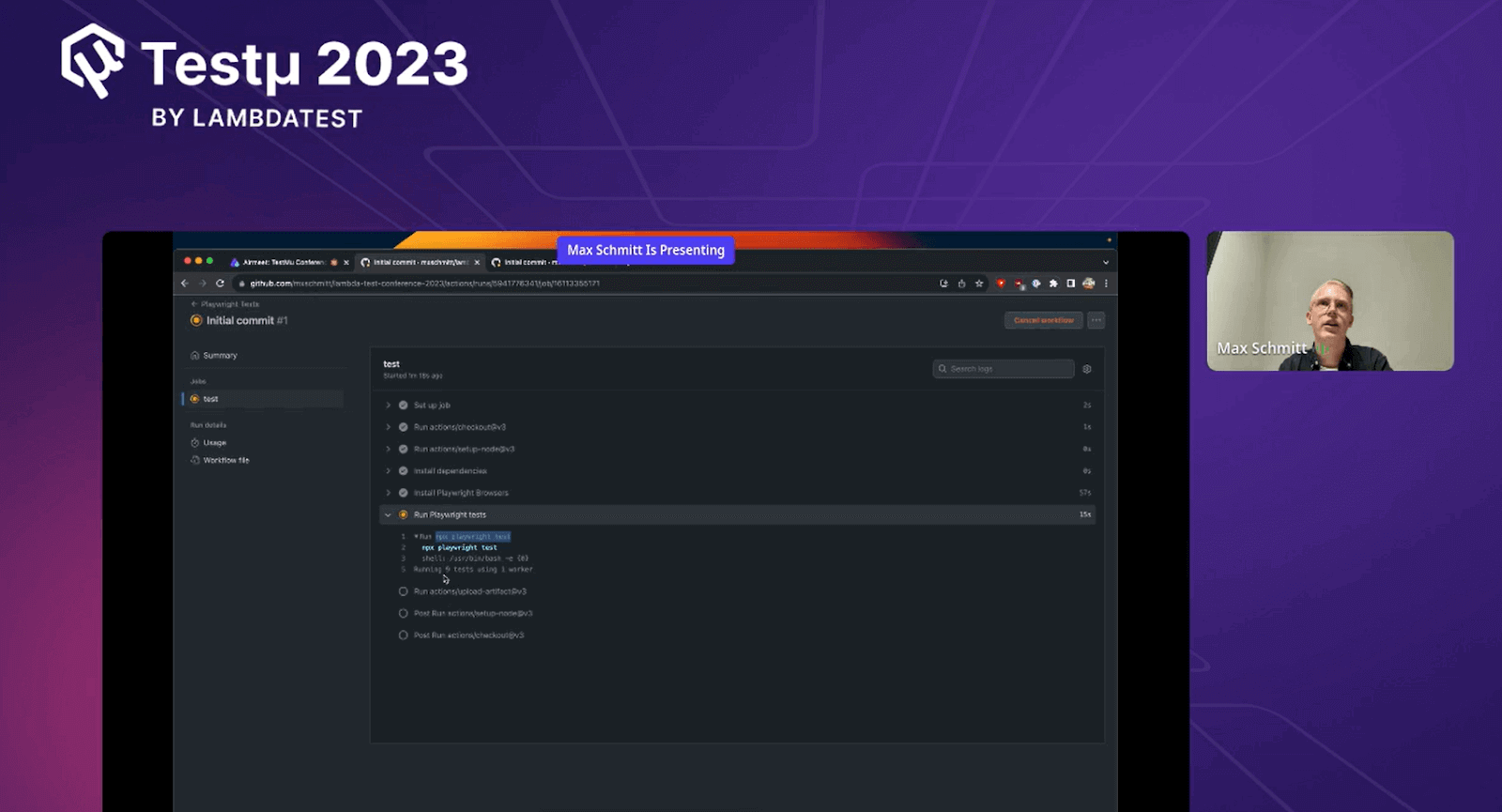 Viewing the Test Log Viewing the Test Log