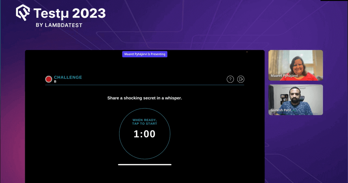 Whisper Challenge Whisper Challenge