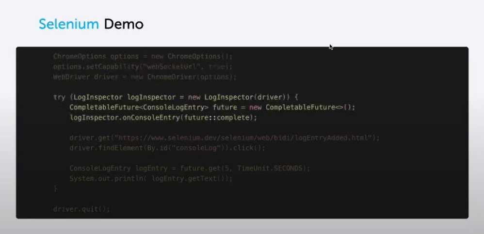 browser console browser console