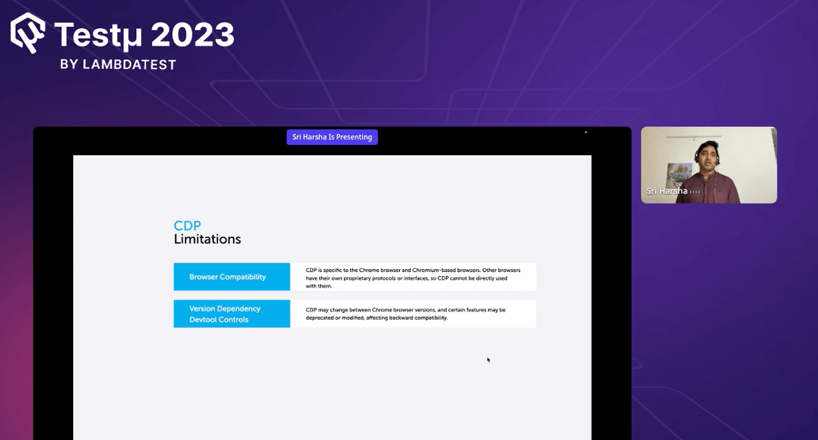 cdp limitations cdp limitations