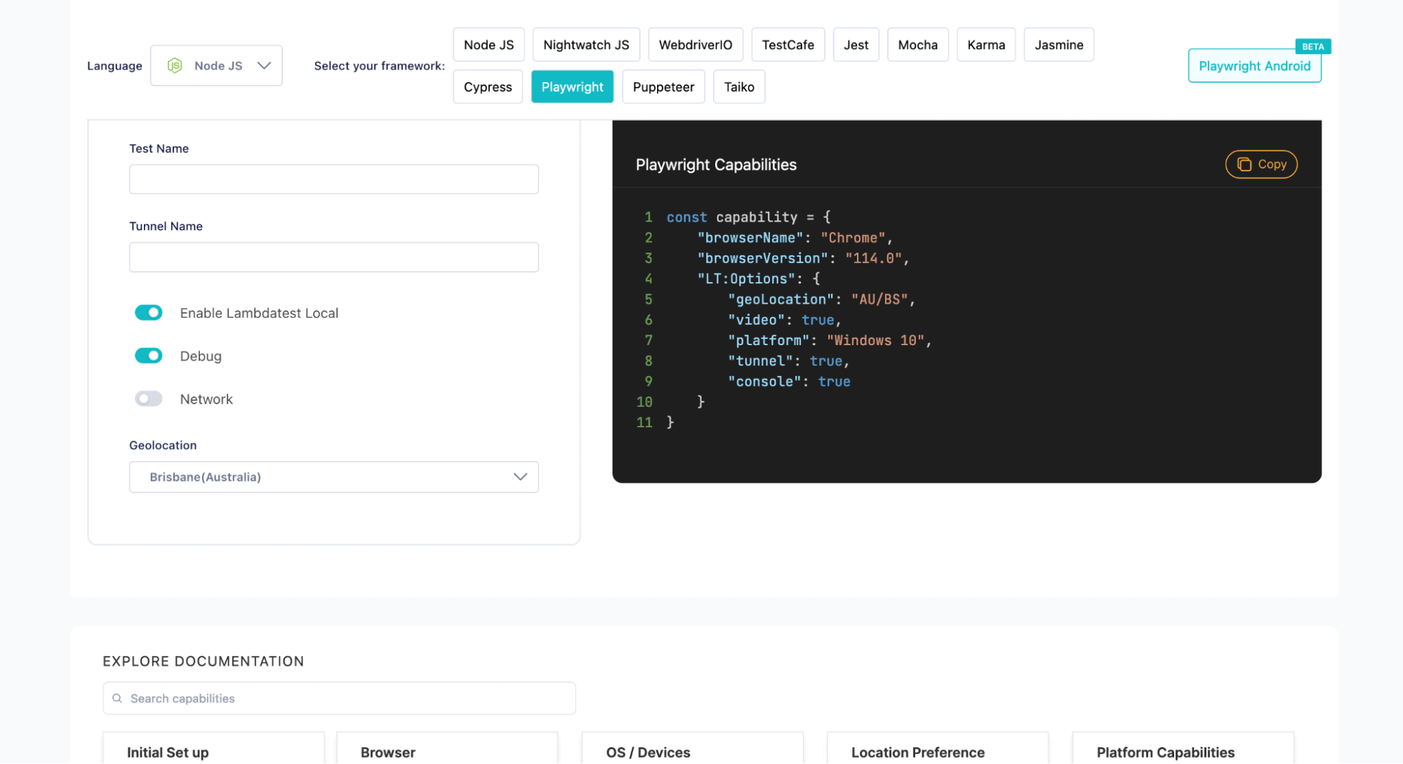 Geolocation Testing for Cities