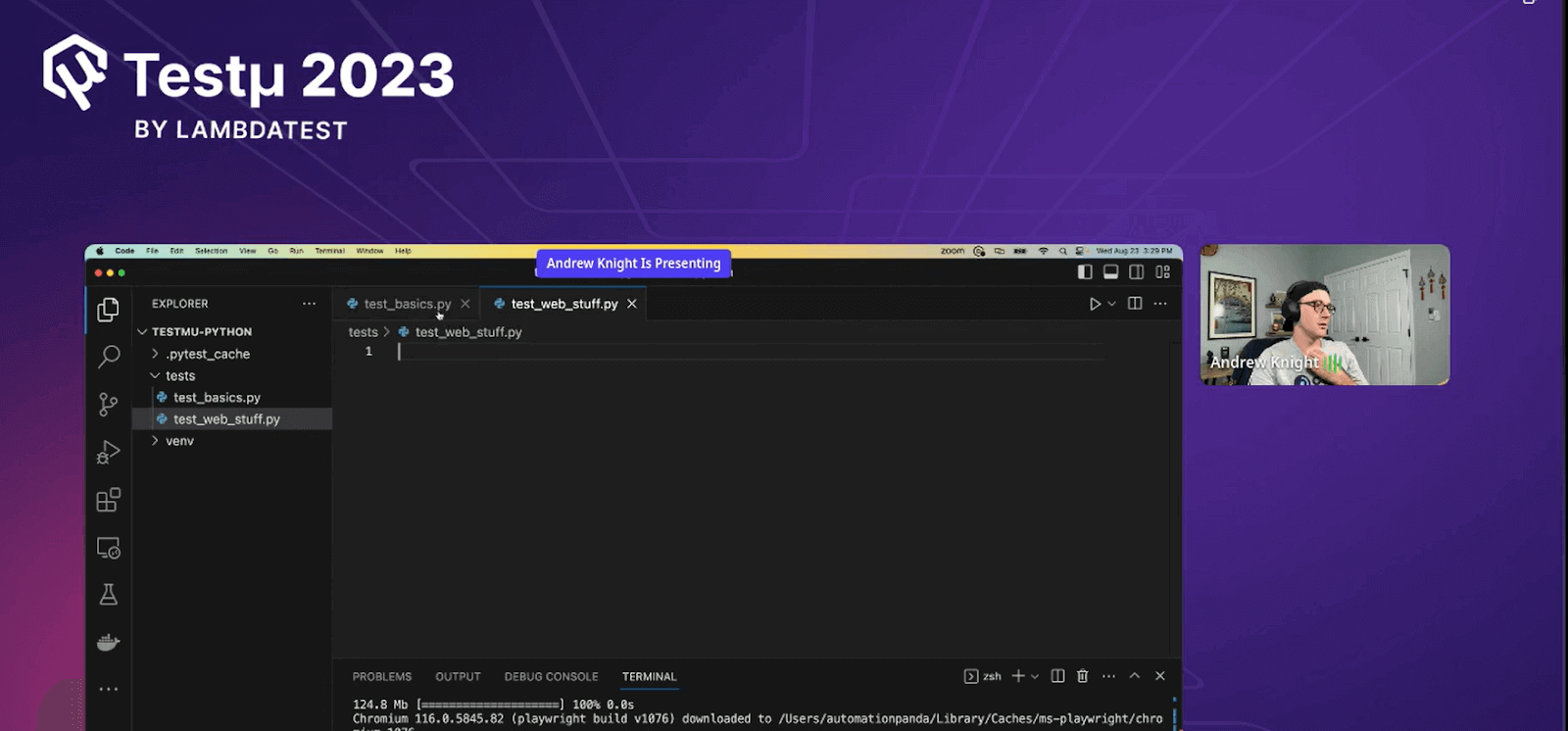 Create a New Test File