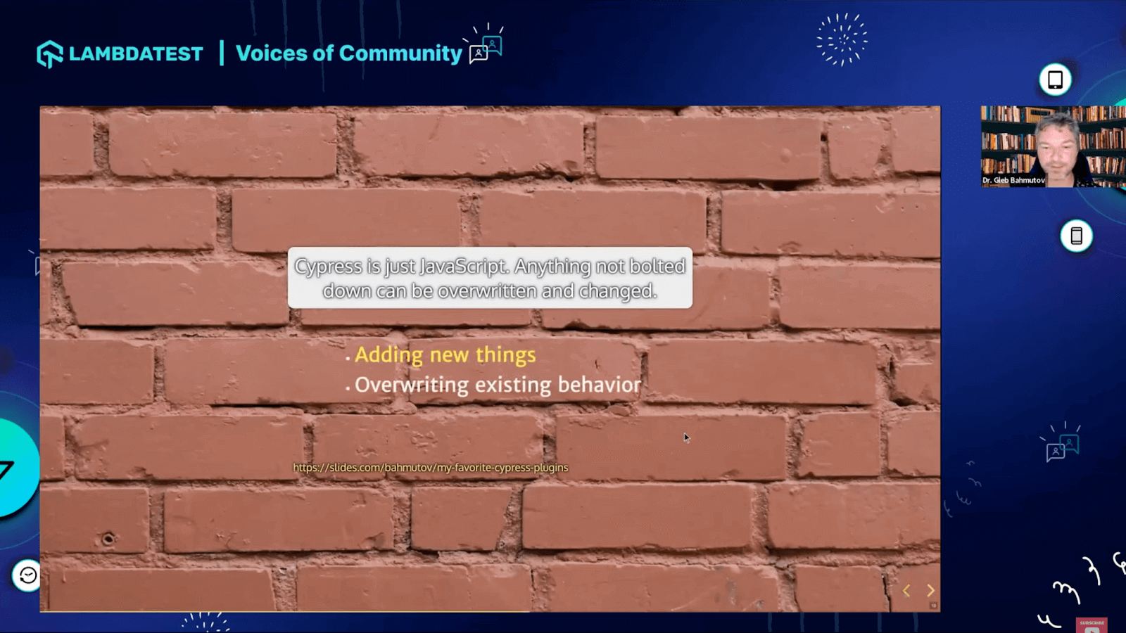 Cypress is just JavaScript Cypress is just JavaScript