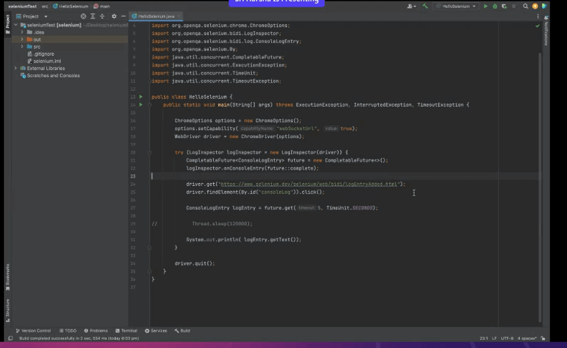 using Selenium using Selenium