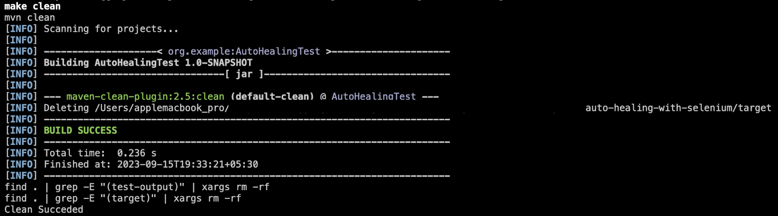 Makefile run Makefile run