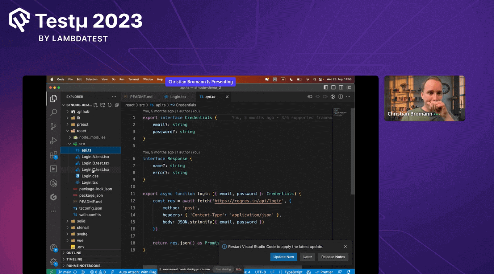 Testing React Component in the Browser Testing React Component in the Browser